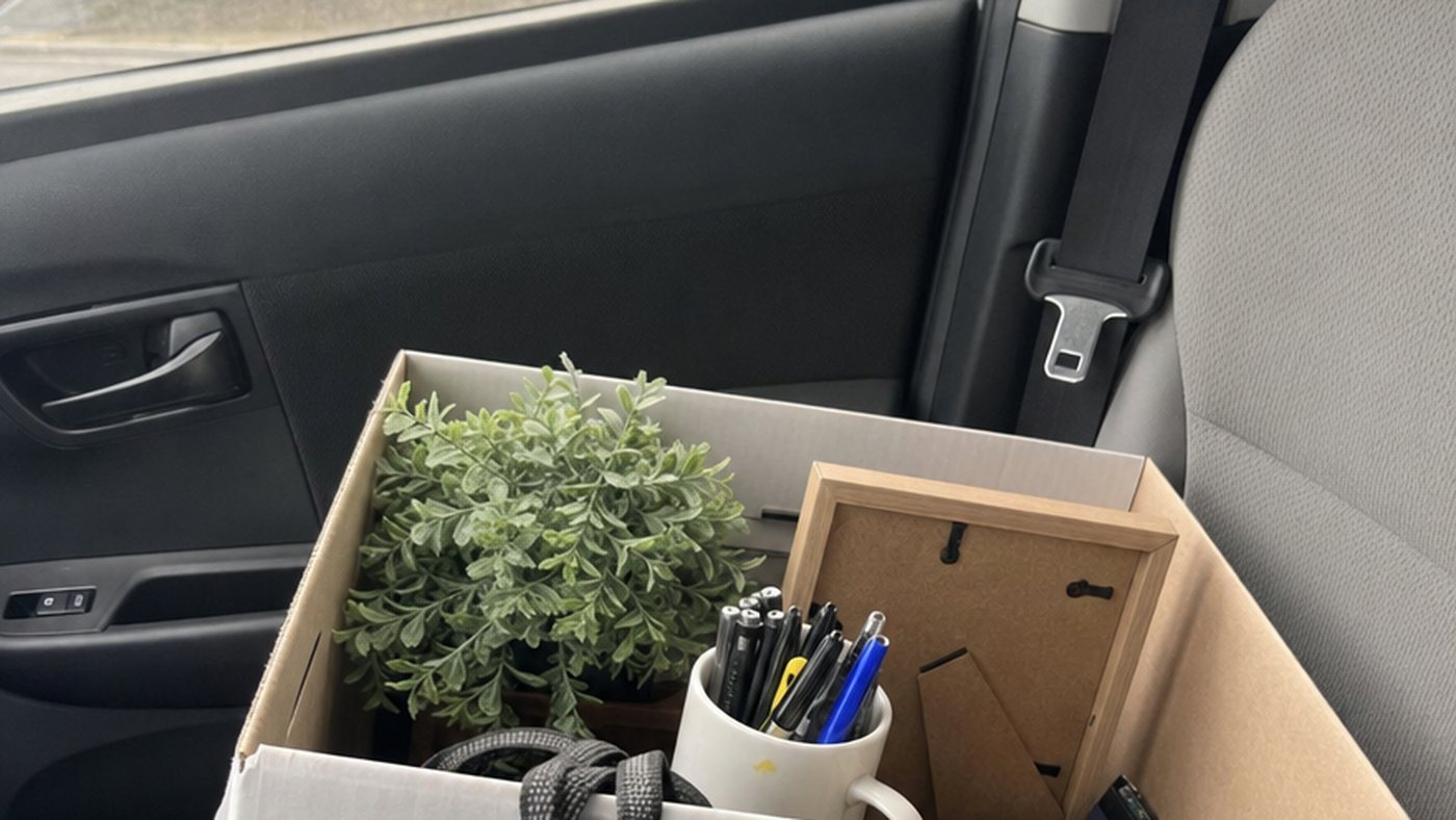 The box from her last day